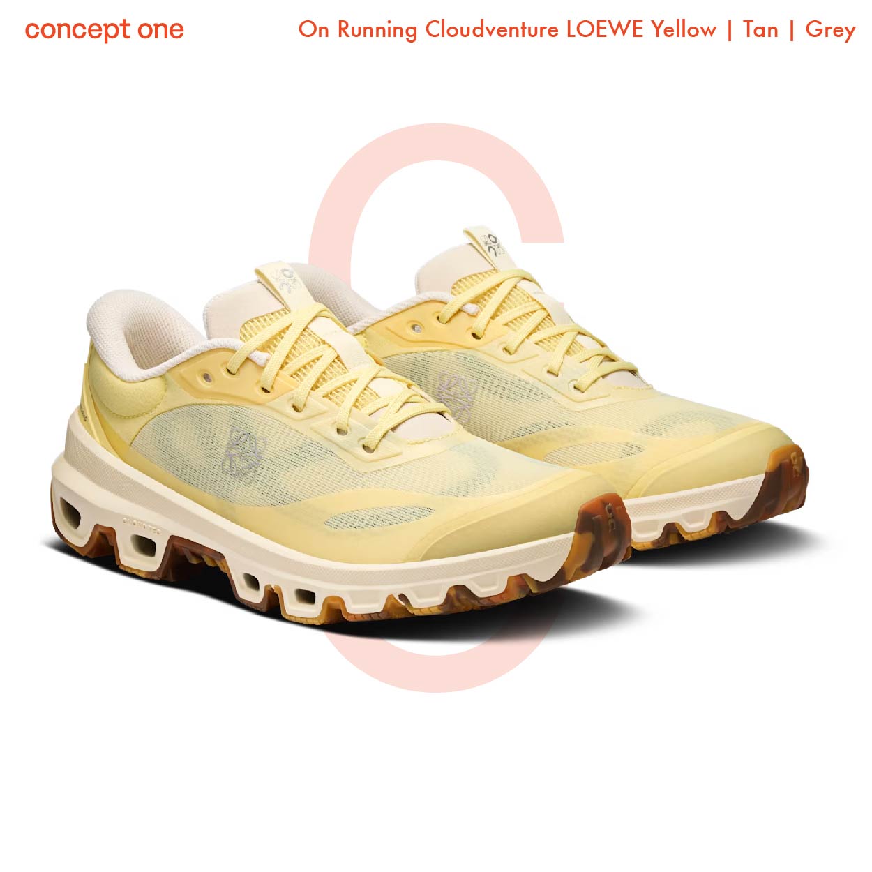 LOEWE x On Cloudventure 2.0 Yellow Tan Grey (W)
