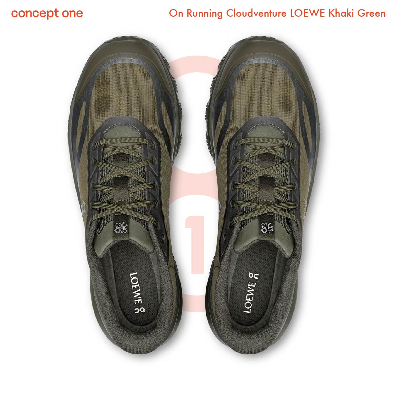 LOEWE × On Cloudventure 2.0 Khaki Green (M)