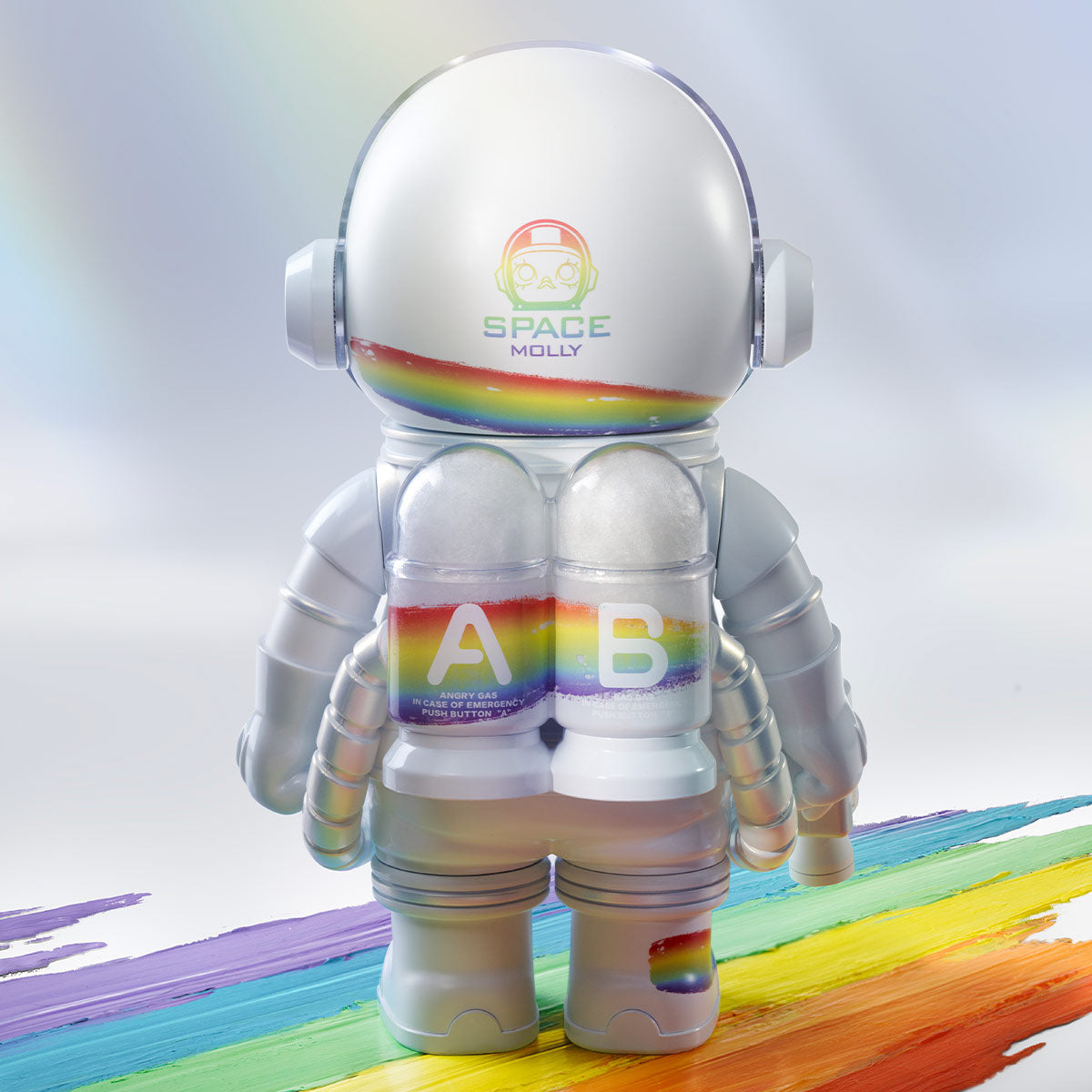 POPMART MEGA SPACE MOLLY 400% Rainbow Limited Edition 300mm
