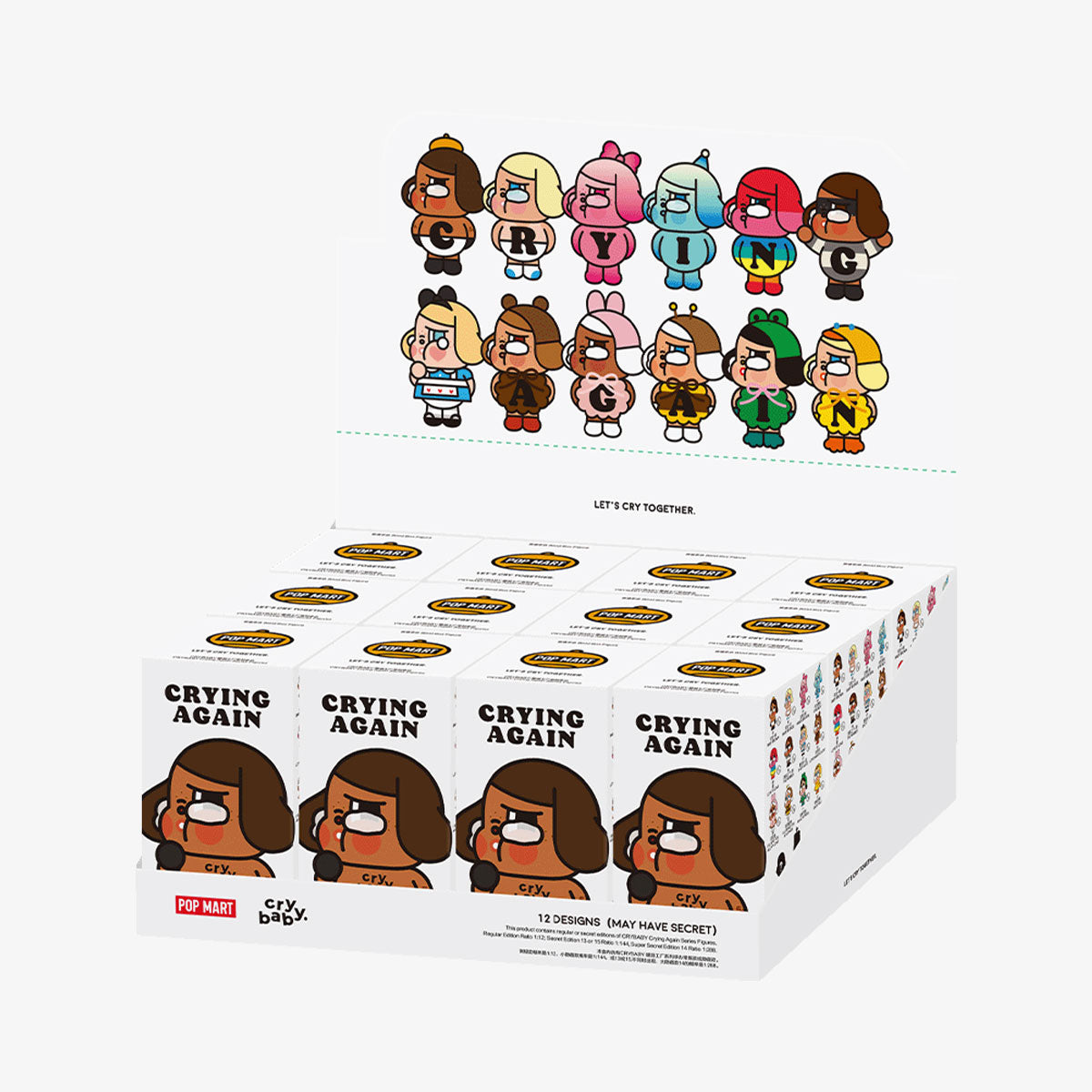 Crybaby crying again series figures