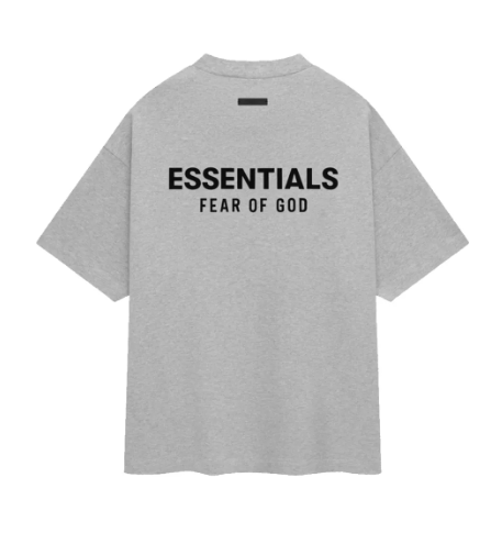 Essentials Core Logo Light Heather Gray (FW24)