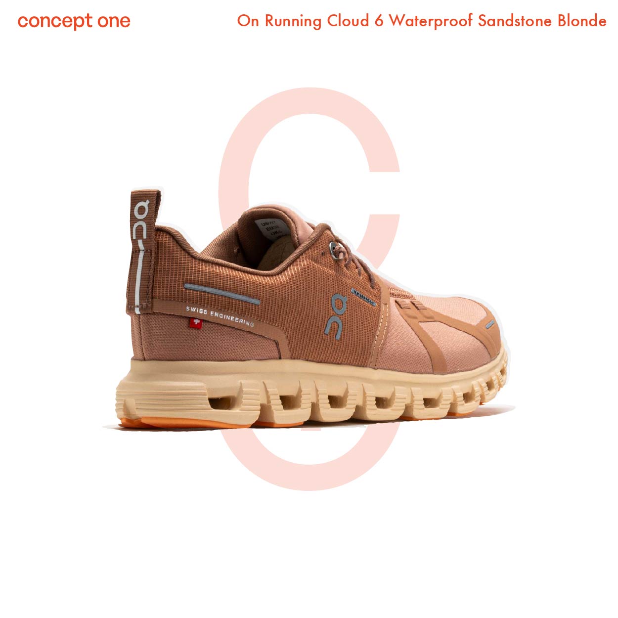 On Running Cloud 6 Waterproof Sandstone Blonde 3WF10053035 (W)