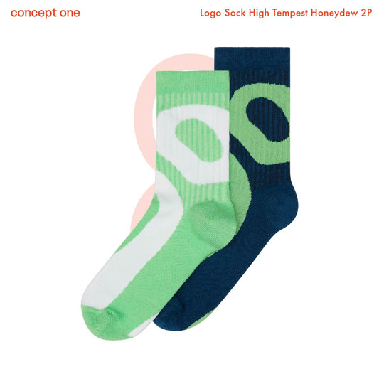 Logo Sock High Tempest Honeydew 2P 2UF10132900 (M)