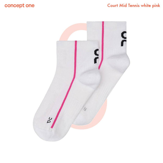 Court Mid Tennis white pink 2UF10352626 (M)