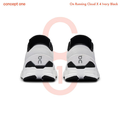 On Running Cloud X 4 Ivory Black (W)
