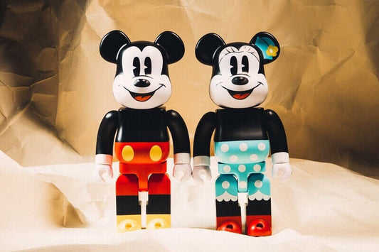 Mickey and Minnie Bearbrick 1000%