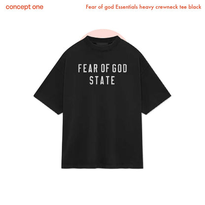 Fear of God Essentials Heavy Crewneck Tee Black