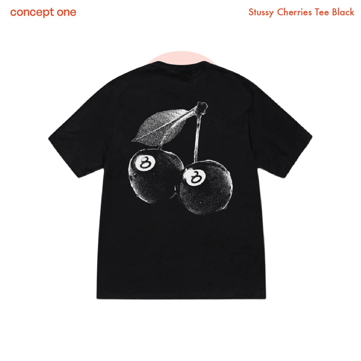 Stussy Cherries Tee Black