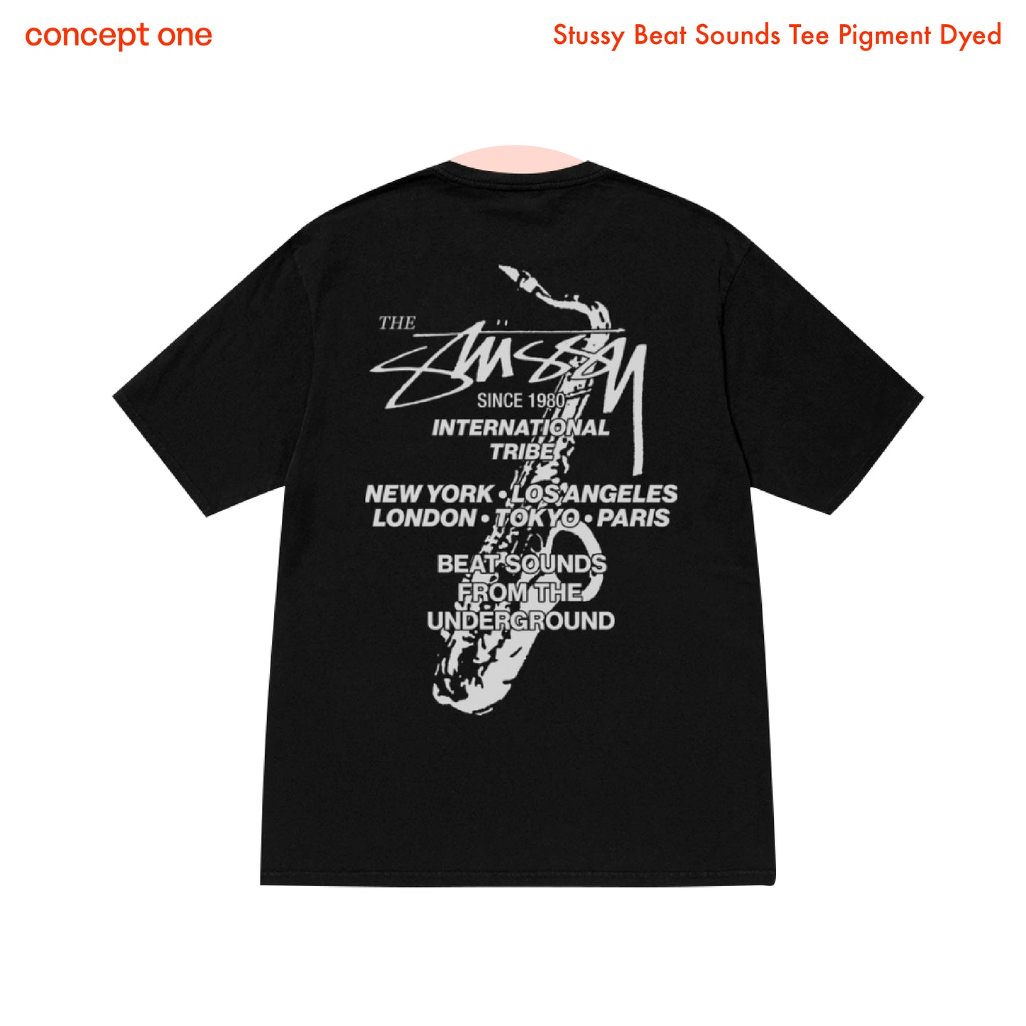 Stussy Beat Sounds Tee Pigment Dyed