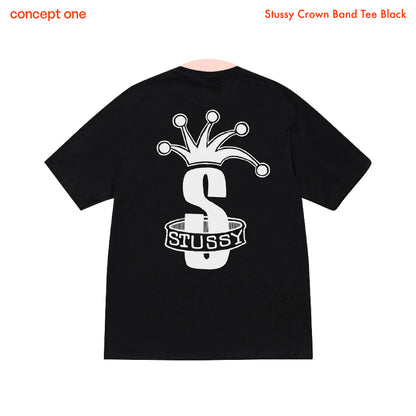 Stussy Crown Band Tee Black