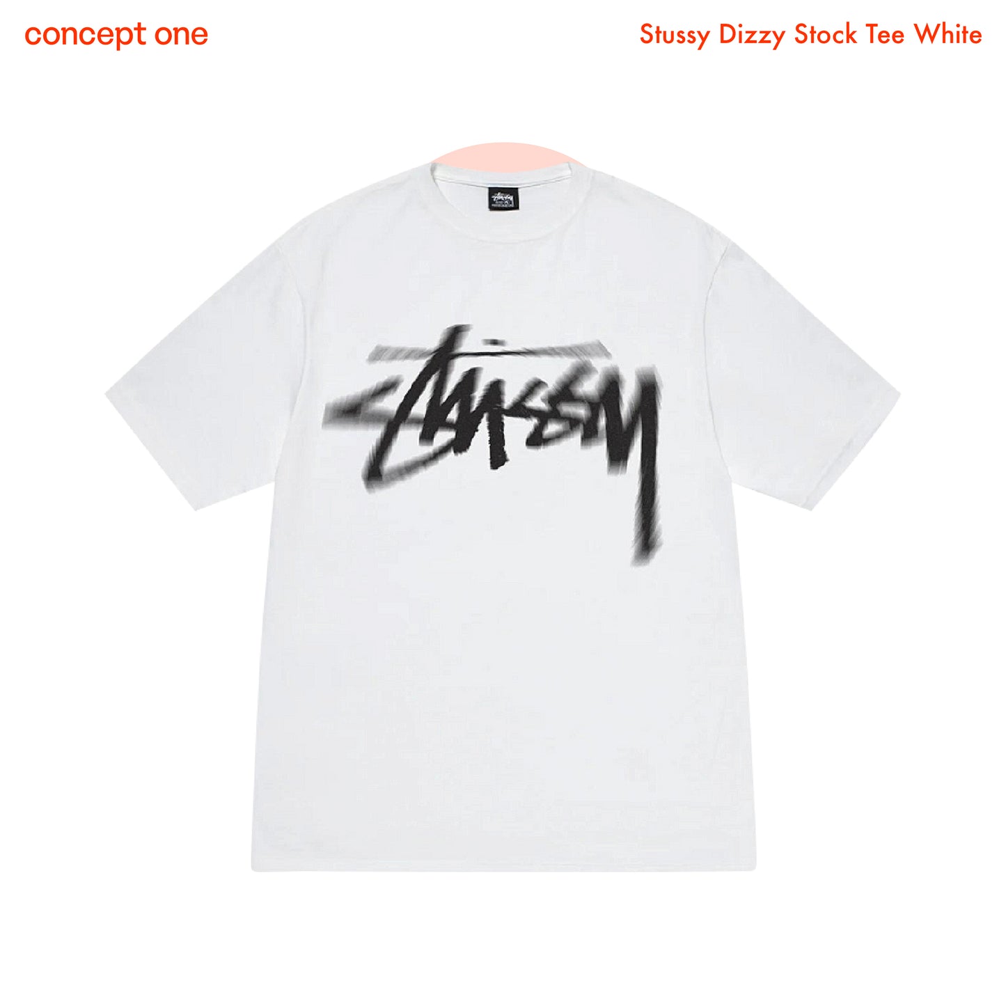 Stussy Dizzy Stock Tee White
