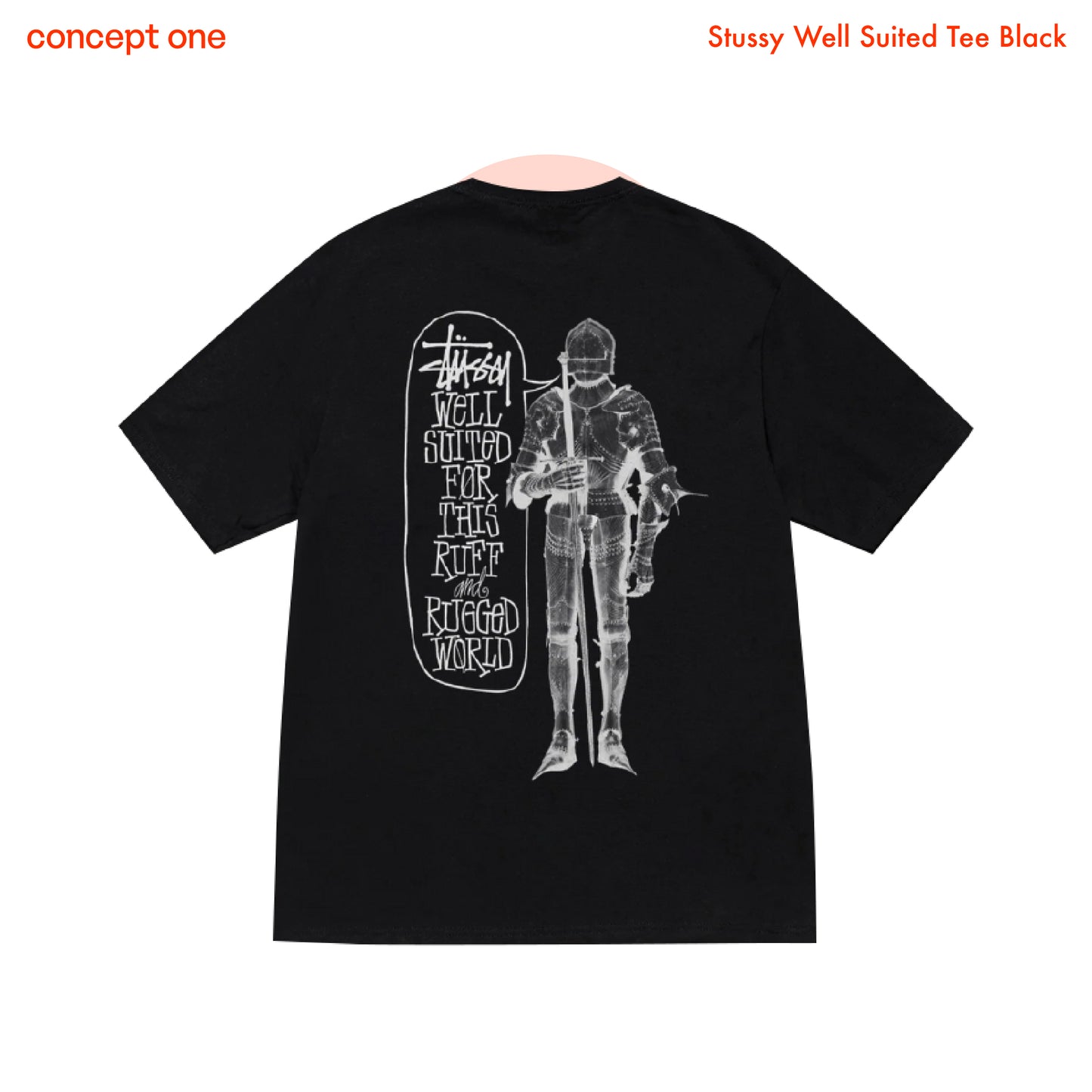 Stussy Well Suited Tee Black