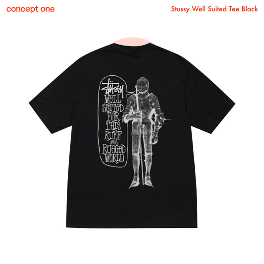 Stussy Well Suited Tee Black