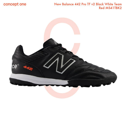 New Balance 442 Pro TF v2 Black White Team Red MS41TBK2 (M)