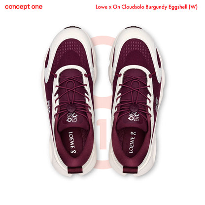 Loewe x On Cloudsolo Burgundy Eggshell (W)