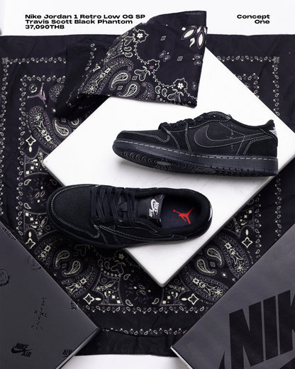 Nike Jordan 1 Retro Low OG SP Travis Scott Black Phantom (M)