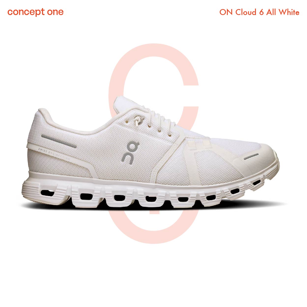 ON Cloud 6 All White 3MF10071200 (M)