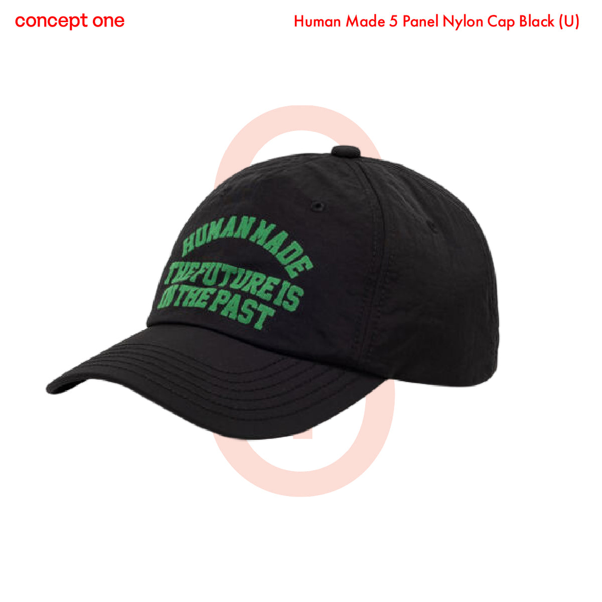 Human Made 5 Panel Nylon Cap Black (U)