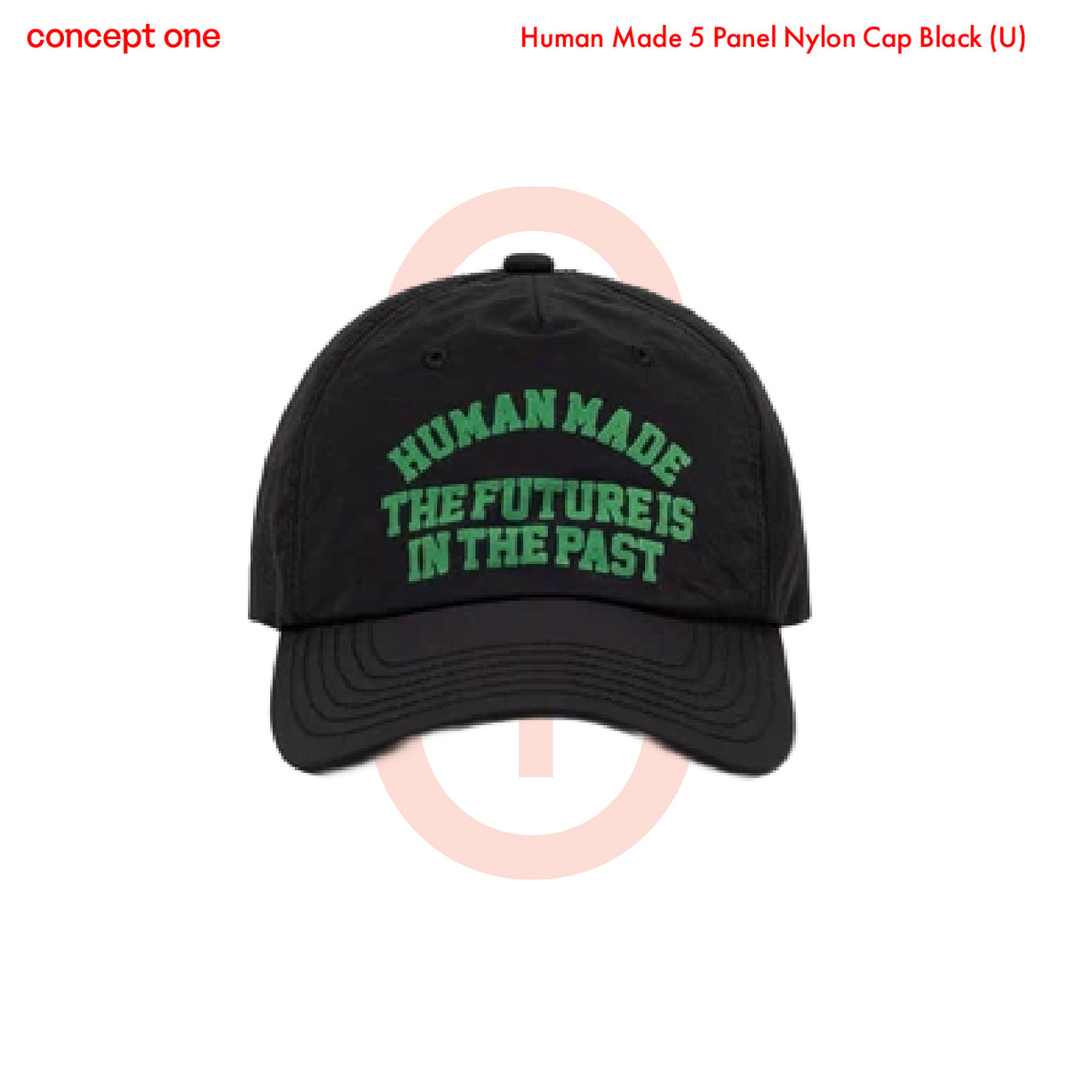 Human Made 5 Panel Nylon Cap Black (U)