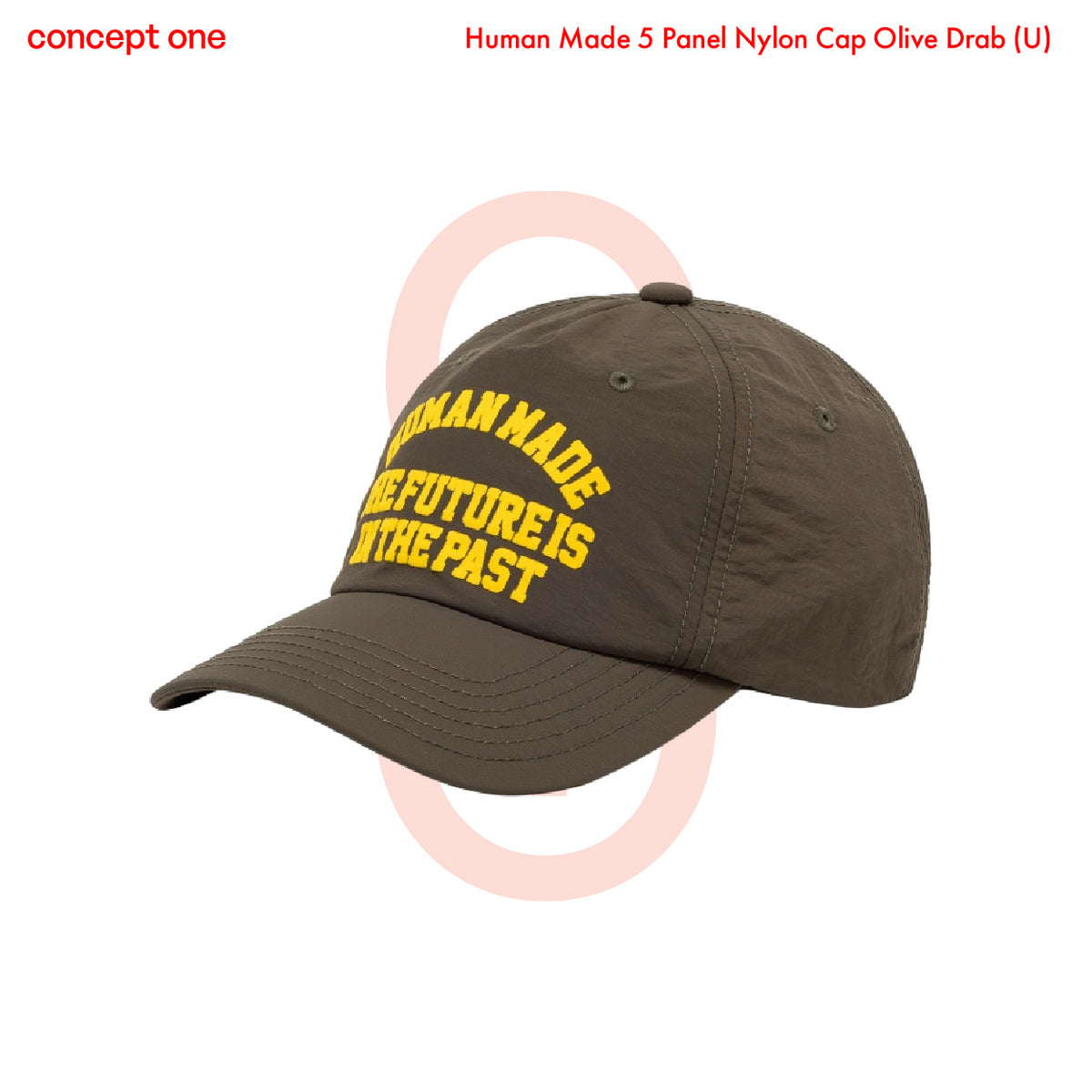 Human Made 5 Panel Nylon Cap Olivedrab (U)