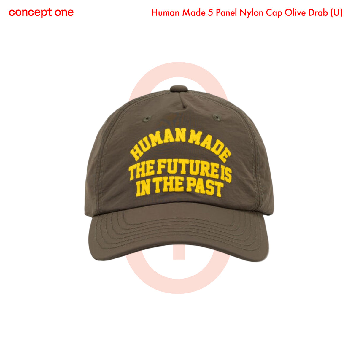 Human Made 5 Panel Nylon Cap Olivedrab (U)