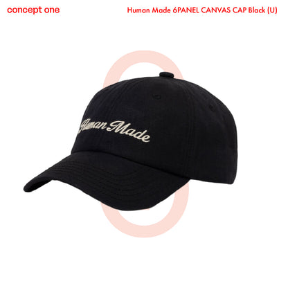 Human Made 6PANEL CANVAS CAP Black (U)