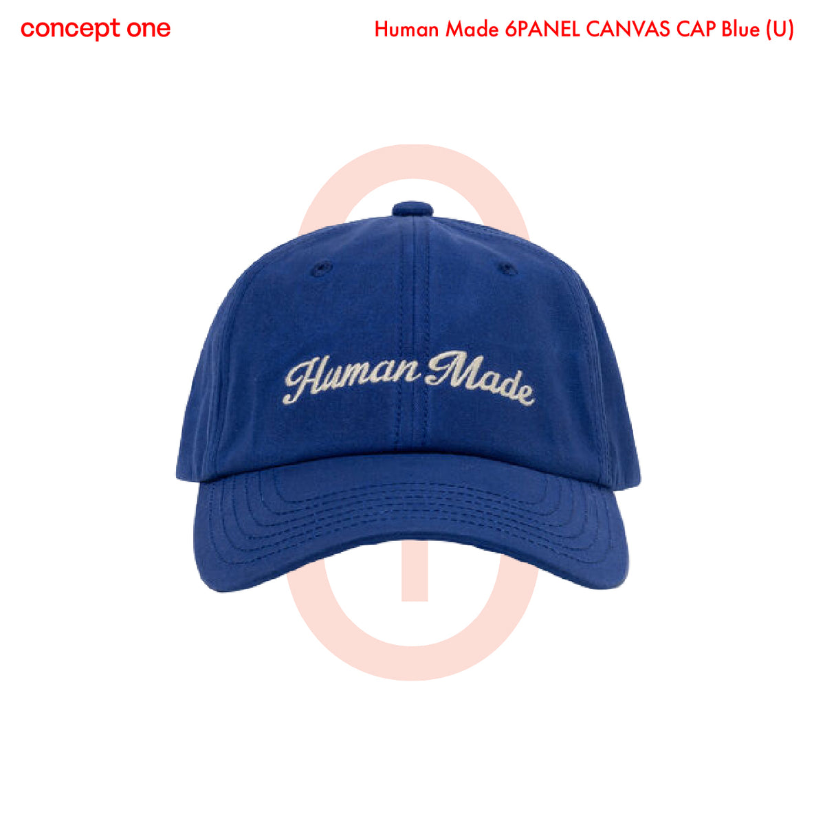 Human Made 6PANEL CANVAS CAP Blue (U)