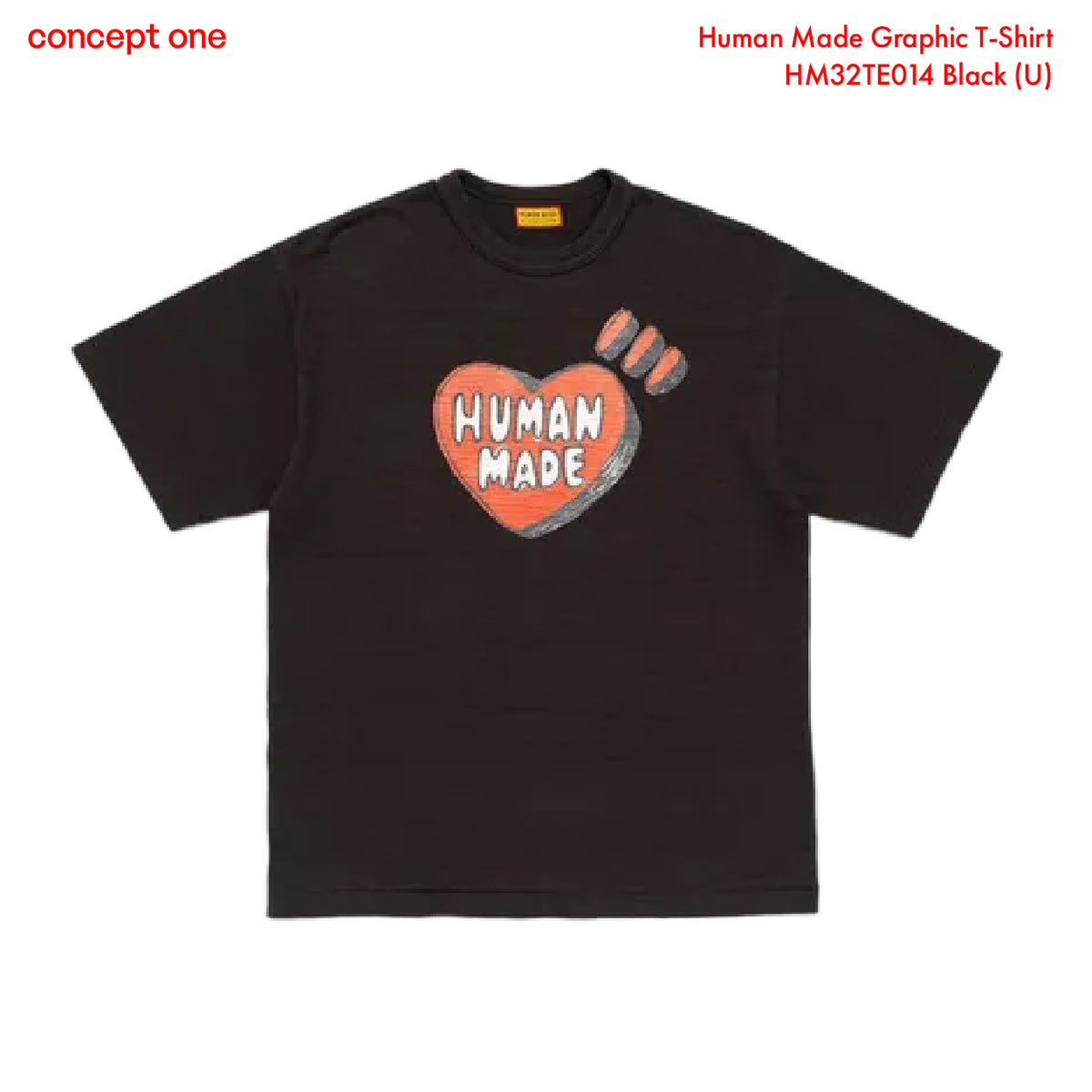 Human Made Graphic T-Shirt HM32TE014 Black (U)