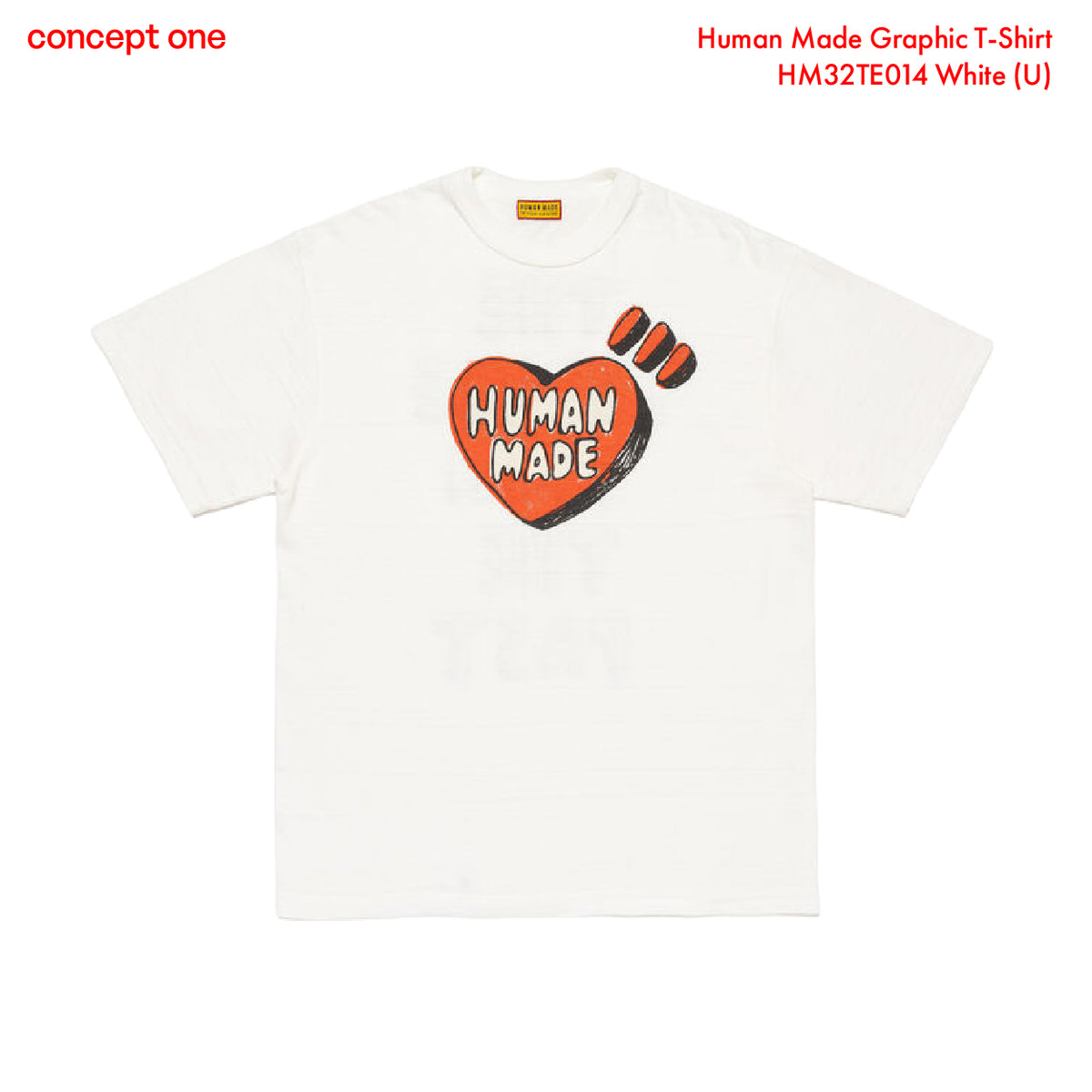 Human Made Graphic T-Shirt HM32TE014 White (U)