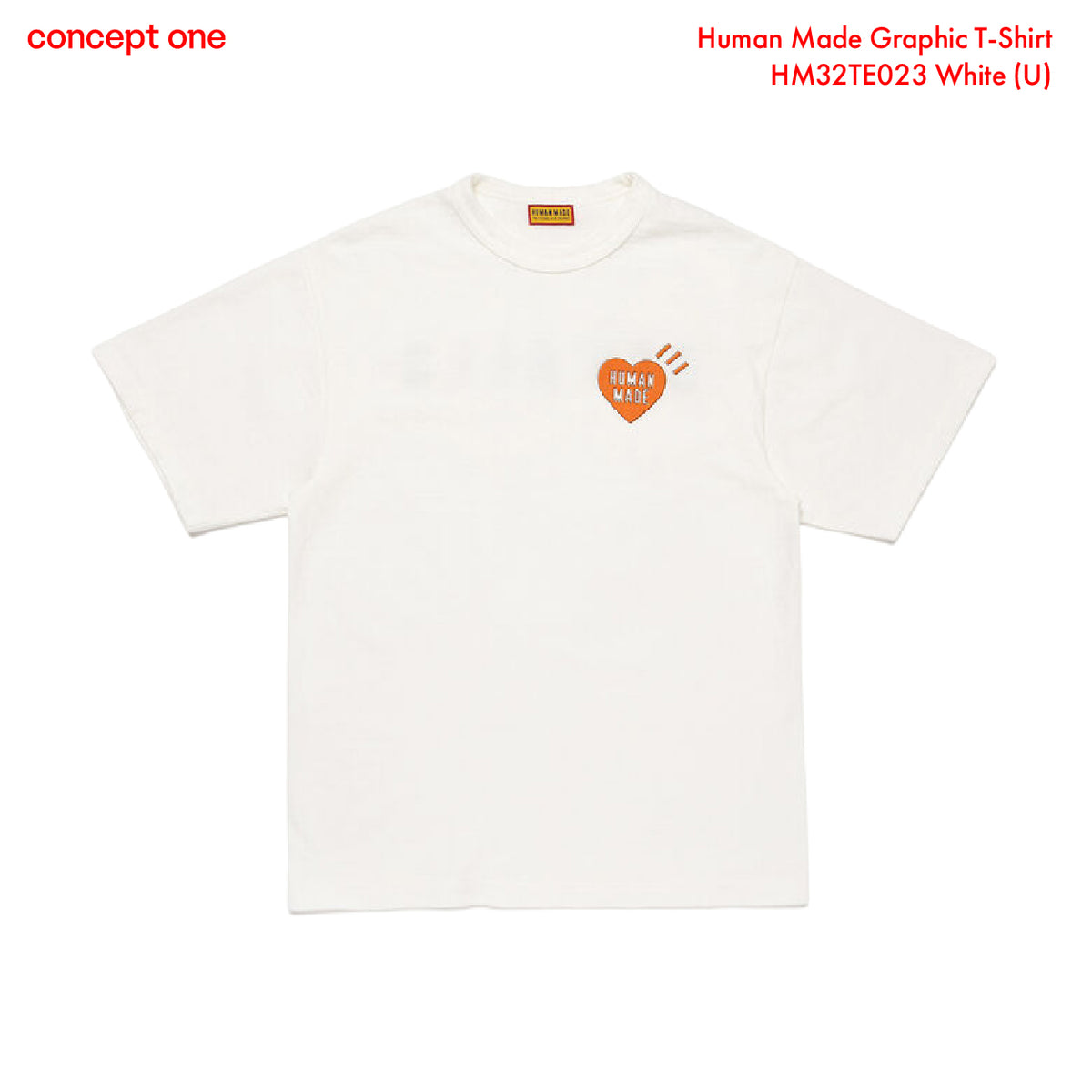 Human Made Graphic T-Shirt HM32TE023 White (U)