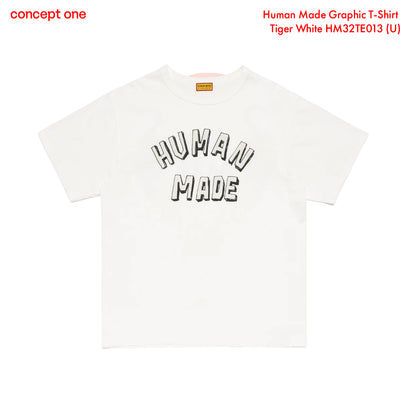 Human Made Graphic T-Shirt Tiger White HM32TE013 (U)