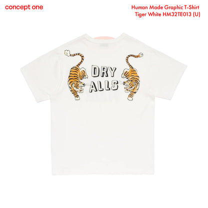 Human Made Graphic T-Shirt Tiger White HM32TE013 (U)