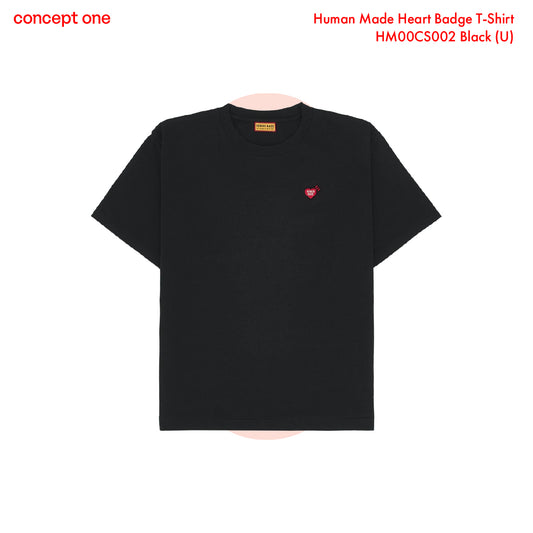 Human Made Heart Badge T-Shirt HM00CS002 Black (U)