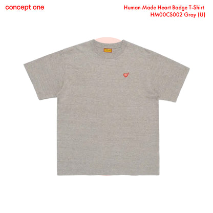 Human Made Heart Badge T-Shirt HM00CS002 Gray (U)