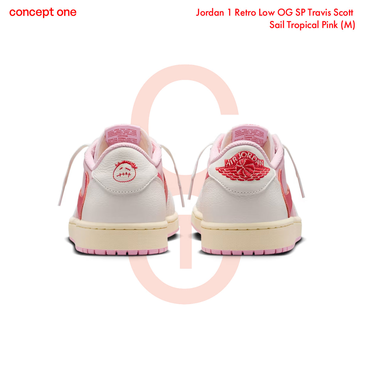 Jordan 1 Retro Low OG SP Travis Scott Sail Tropical Pink (M)