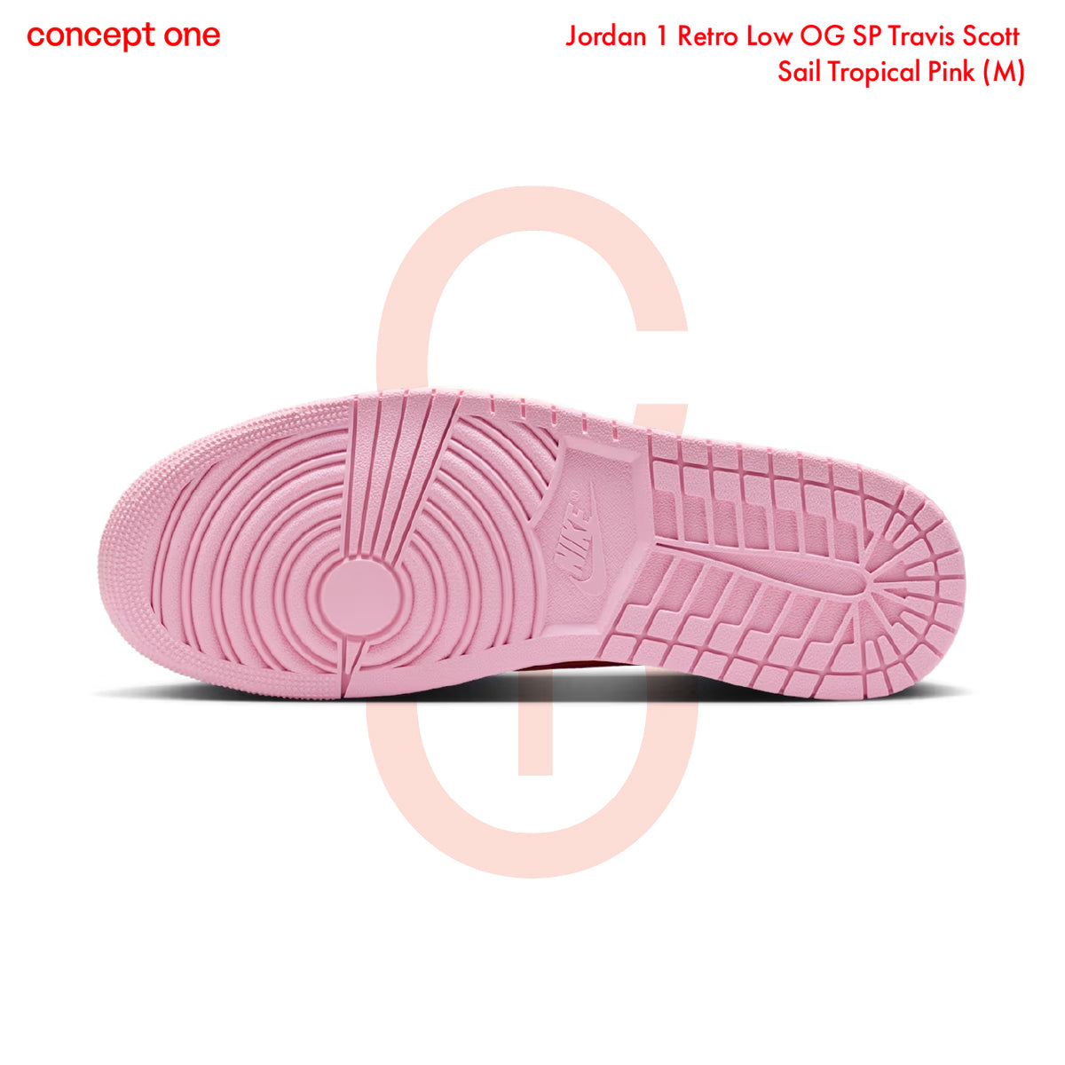 Jordan 1 Retro Low OG SP Travis Scott Sail Tropical Pink (M)
