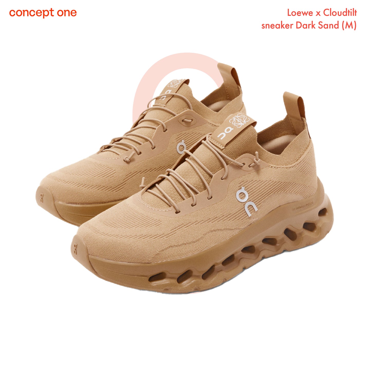 Loewe x Cloudtilt sneaker Dark Sand (M)