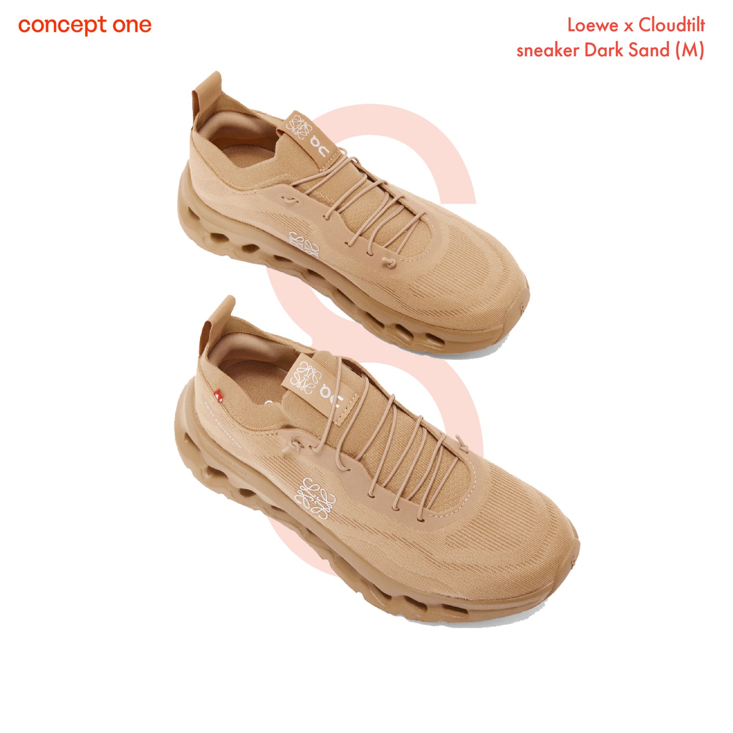 Loewe x Cloudtilt sneaker Dark Sand (M)