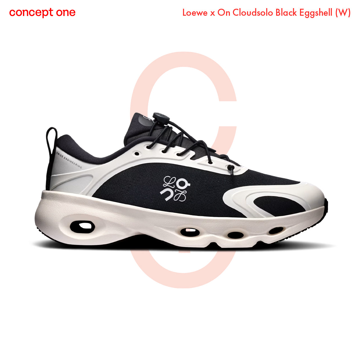 Loewe x On Cloudsolo Black eggshell (W)