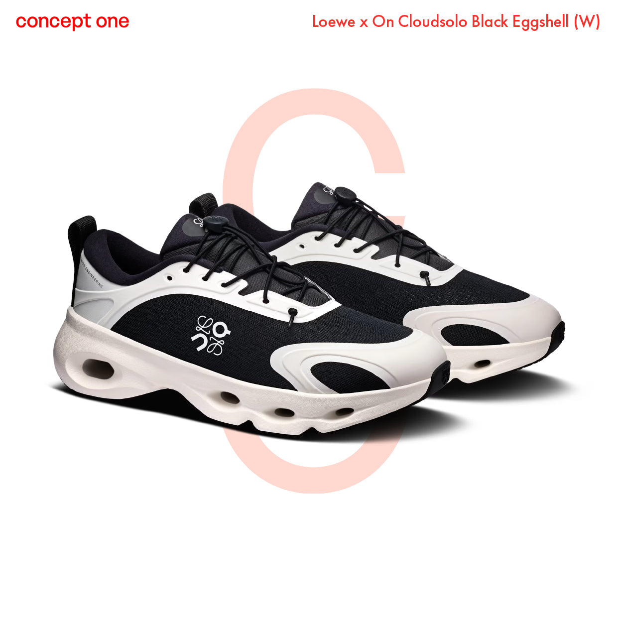 Loewe x On Cloudsolo Black eggshell (W)