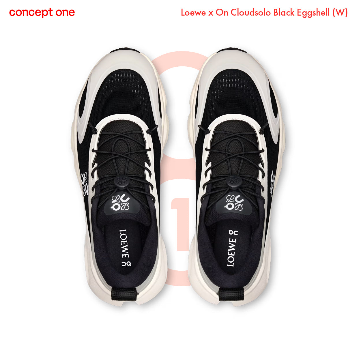 Loewe x On Cloudsolo Black eggshell (W)
