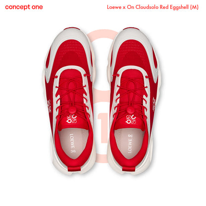 Loewe x On Cloudsolo Red Eggshell (M)