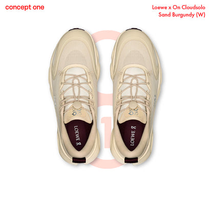 Loewe x On Cloudsolo Sand Burgundy (W)