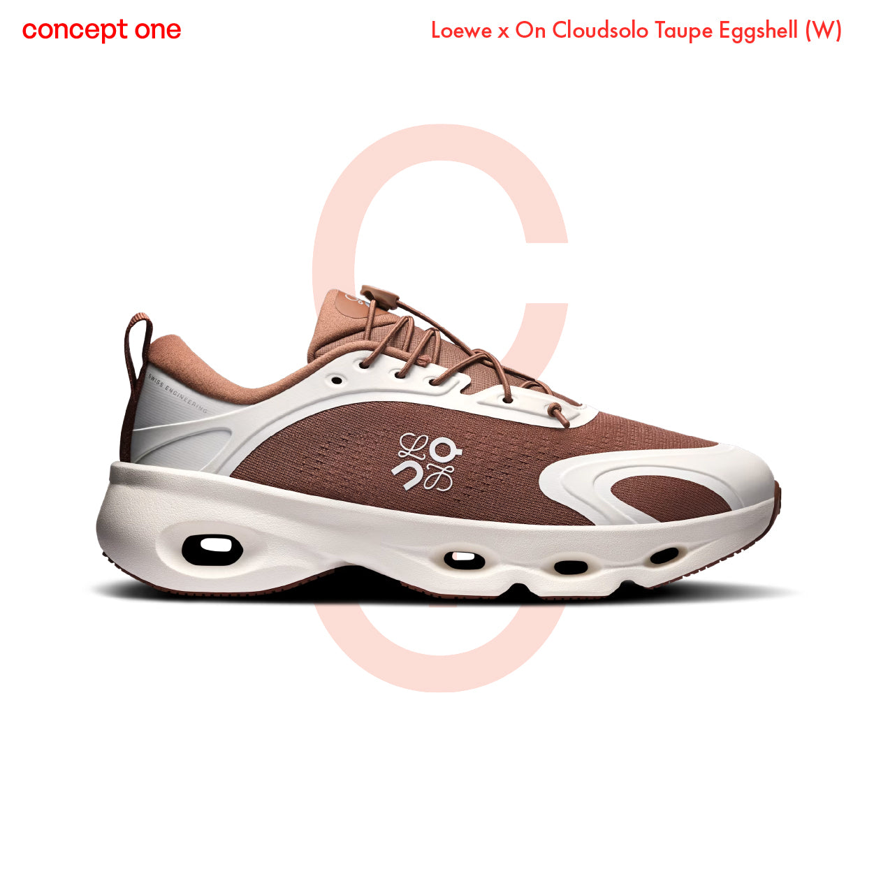 Loewe x On Cloudsolo Taupe Eggshell (W)