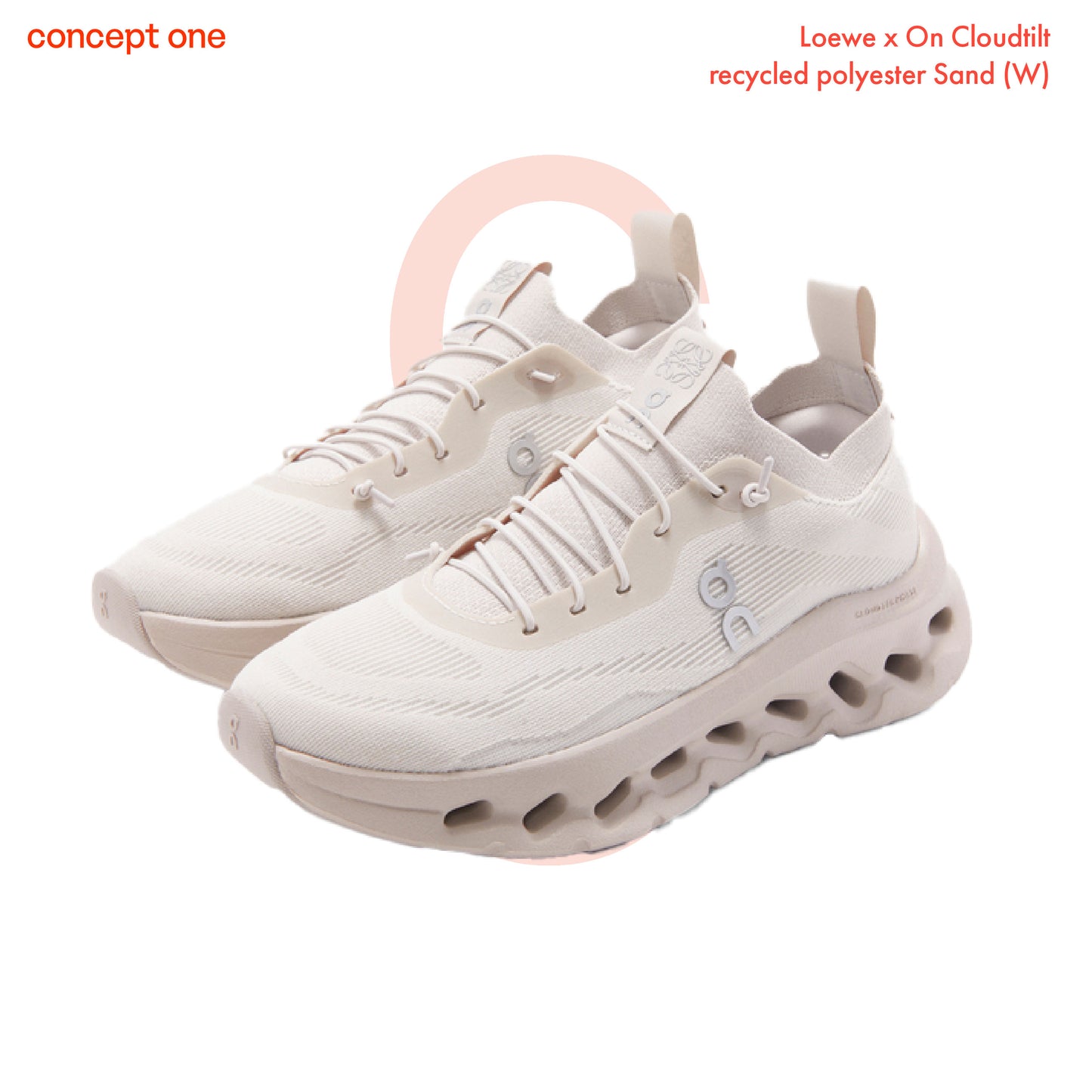 Loewe x On Cloudtilt recycled polyester Sand (W)