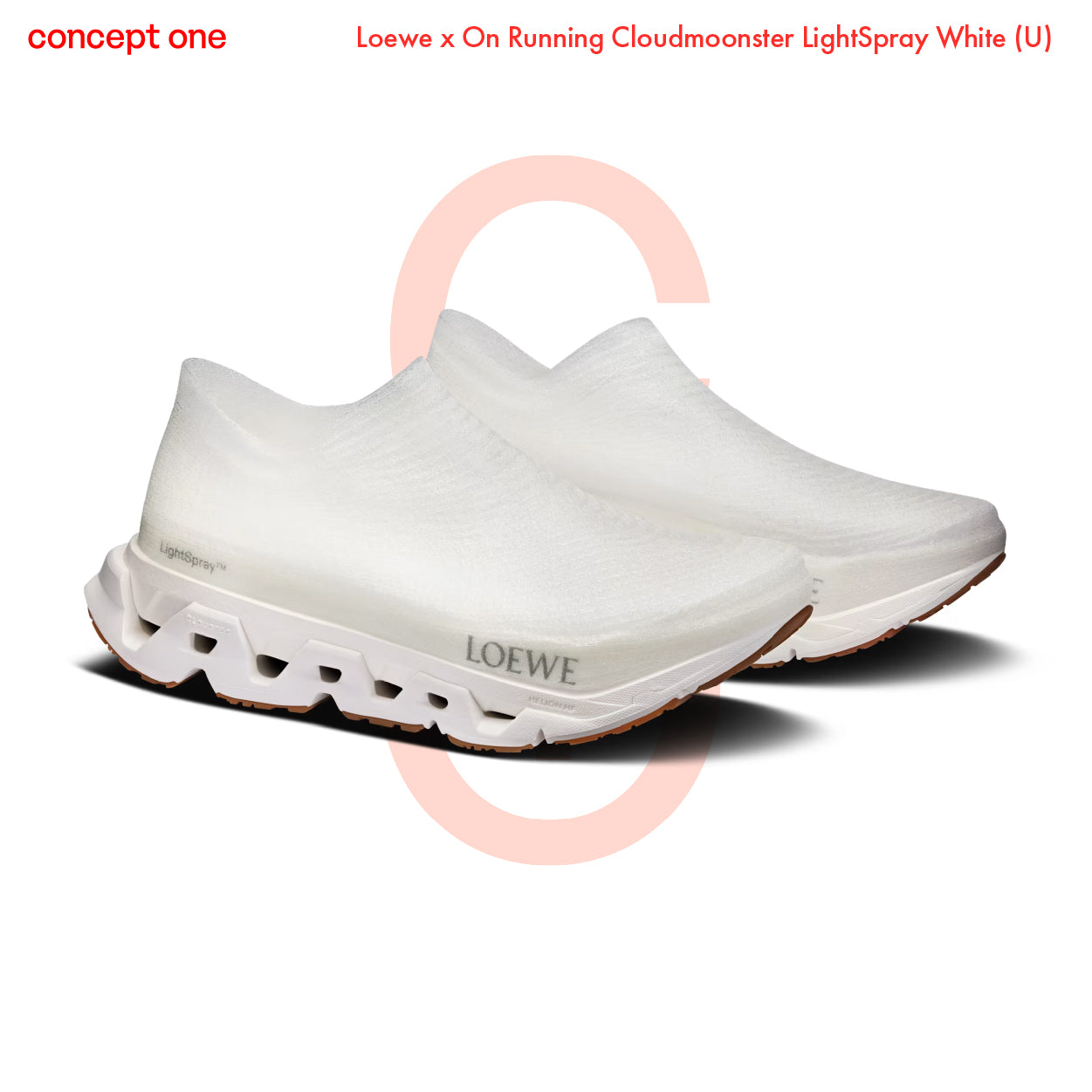 Loewe x On Running Cloudmoonster LightSpray White (U)