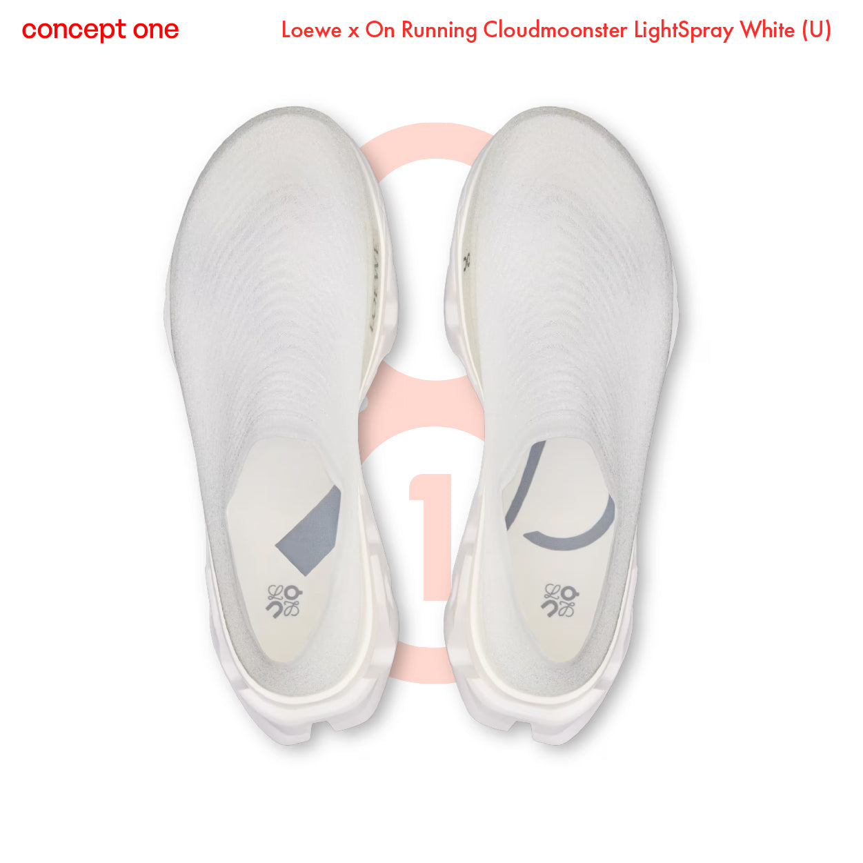 Loewe x On Running Cloudmoonster LightSpray White (U)