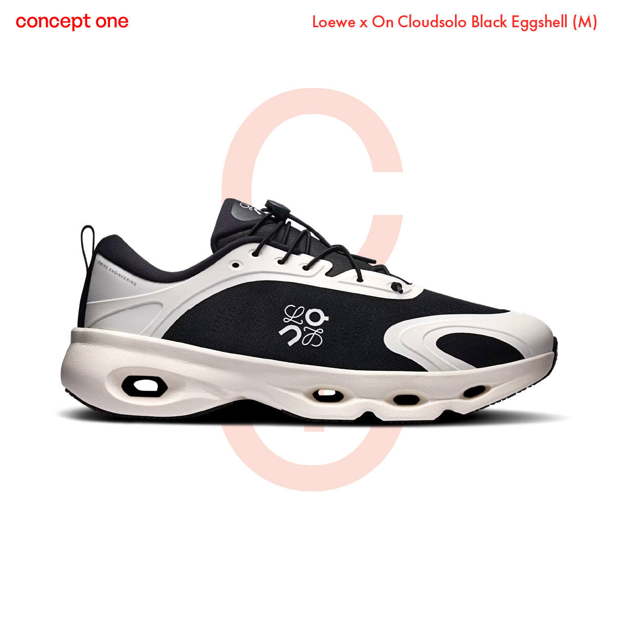 Loewe x On Cloudsolo Black Eggshell (M)