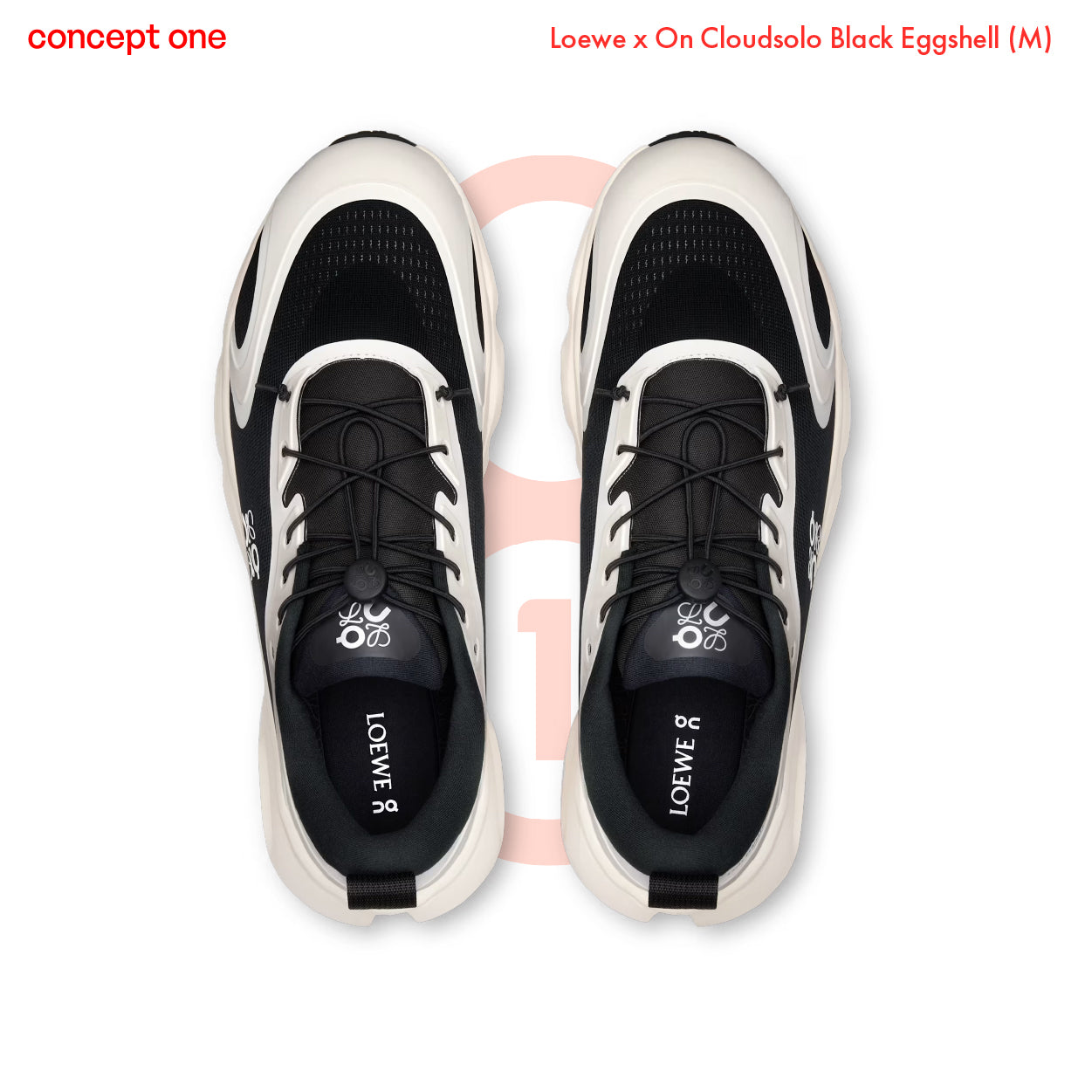 Loewe x On Cloudsolo Black Eggshell (M)