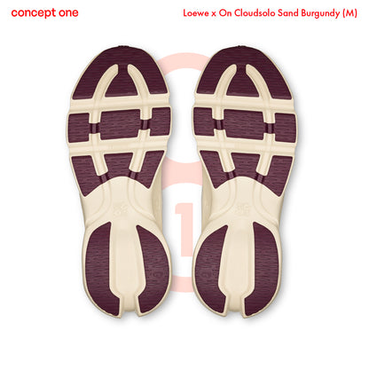 Loewe x On Cloudsolo Sand Burgundy (M)